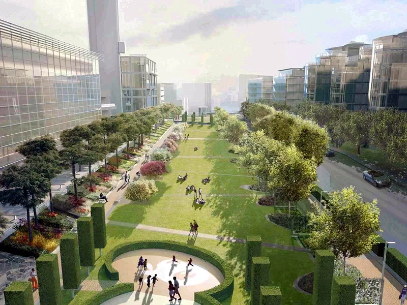 Large Open Green Spaces