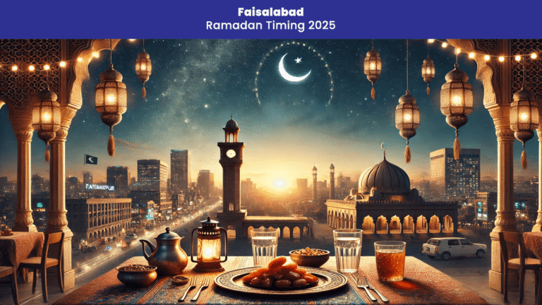 Faisalabad-Ramadan-Timing 2025