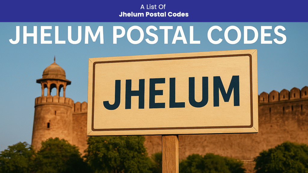 Complete List of Jhelum Postal Codes 2025 | All Areas & ZIP Codes