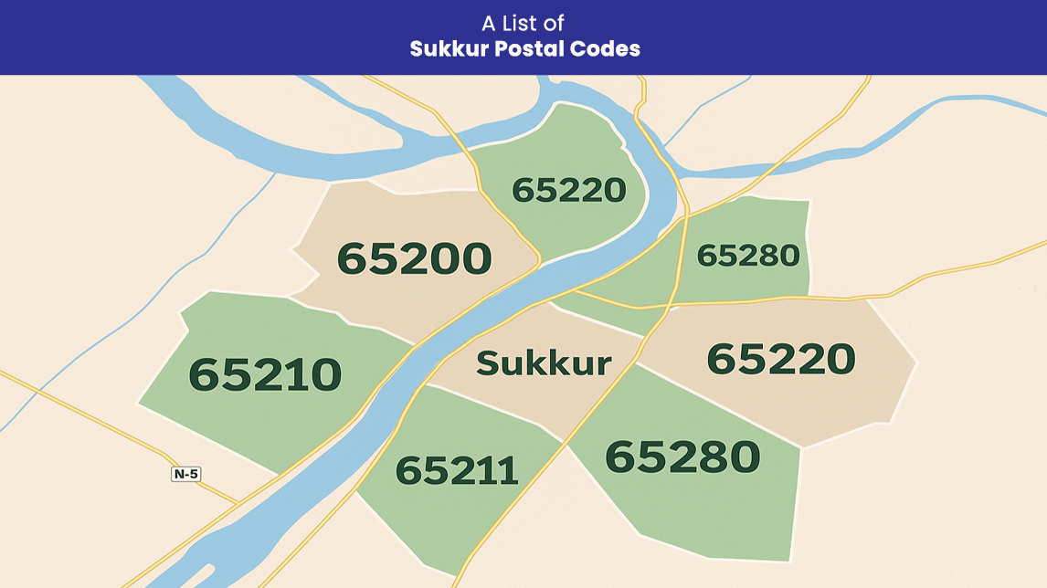 A-List-Of-Sukkur Postal Codes