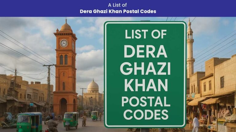 List-of-Dera-Ghazi-Khan Postal Codes