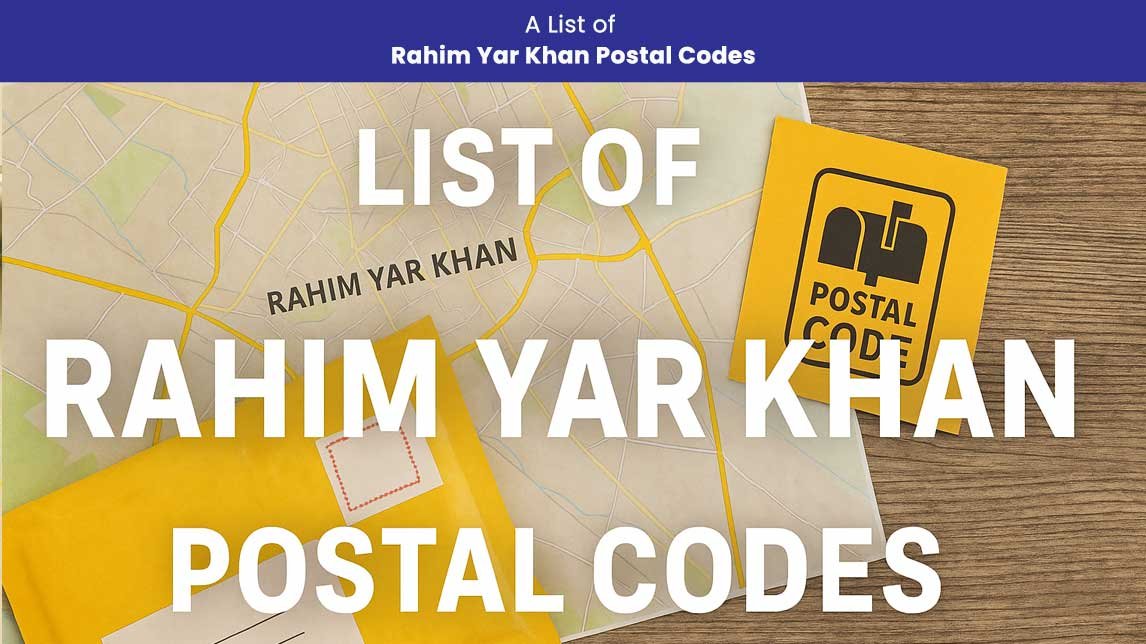 List-of-Rahim-Yar-Khan-Postal-Codes