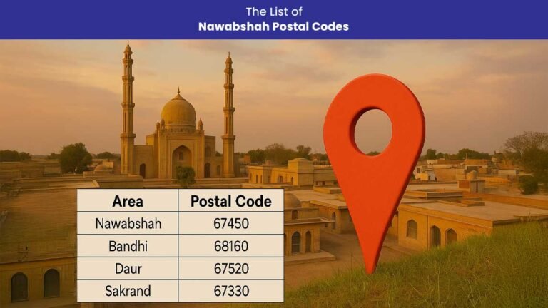 Complete List of Nawabshah Postal Codes 2025 | All ZIP Codes & Areas