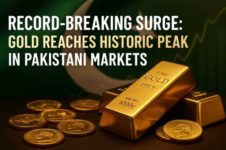 Record-Breaking Surge Gold Reaches Historic Peak in Pakistani Markets