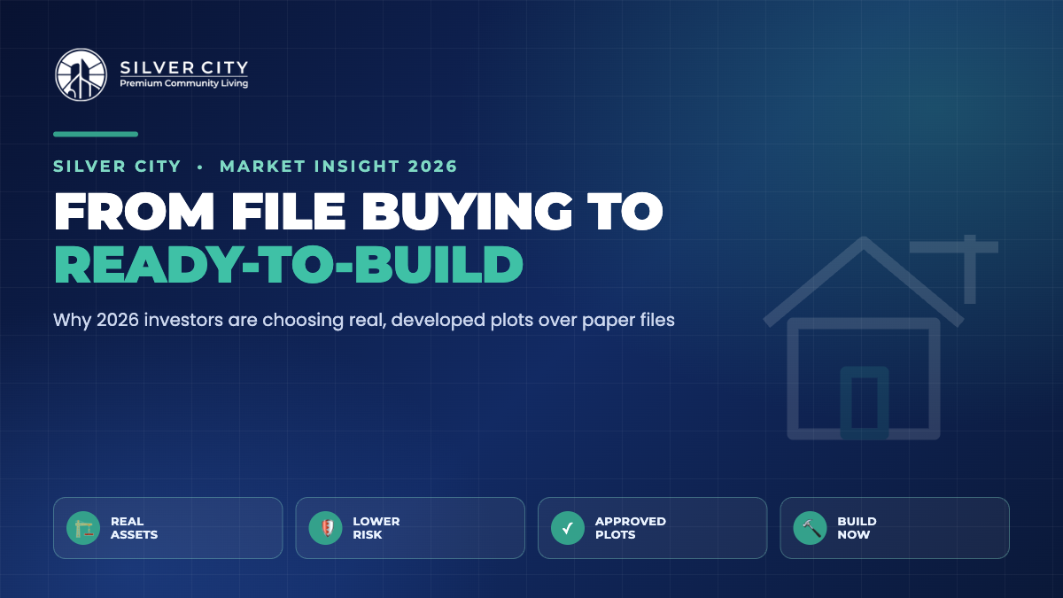 2026 shift from file buying to ready-to-build inventory in Pakistan real estate