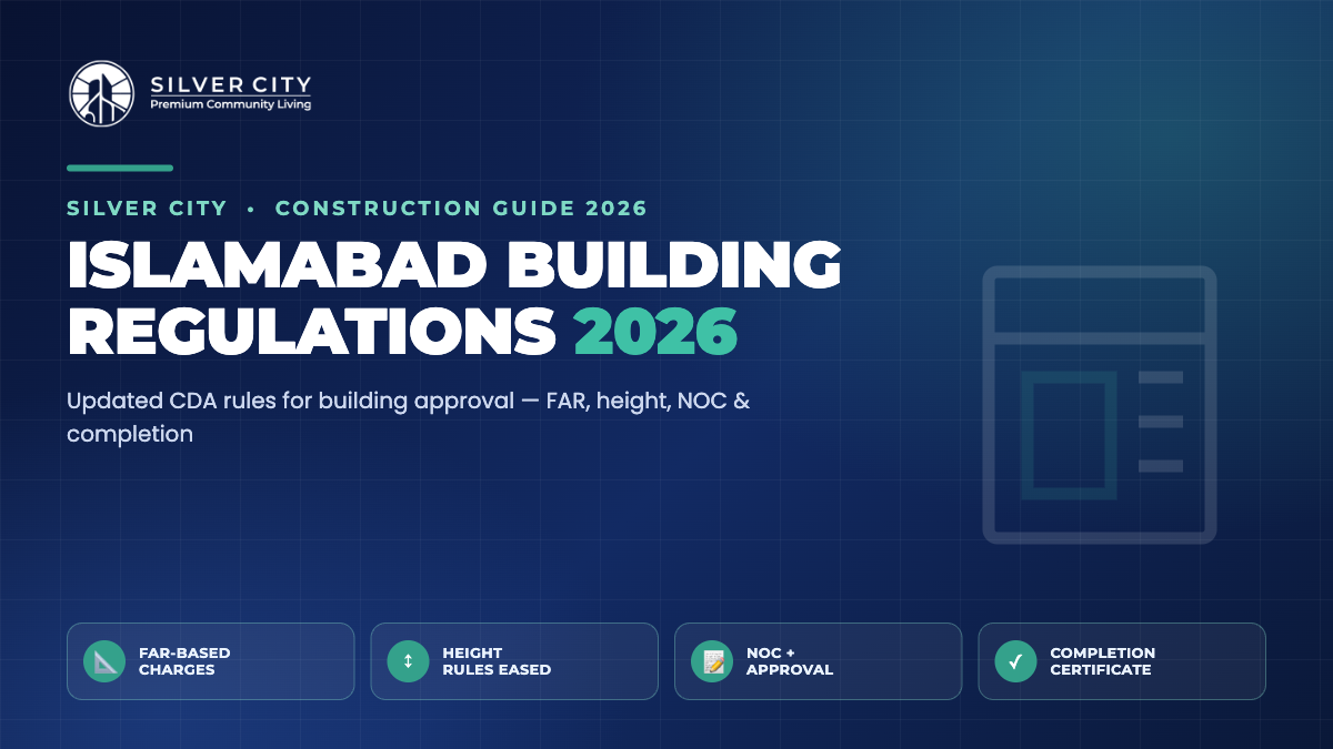 Islamabad building regulations 2026 updated CDA rules for building approval