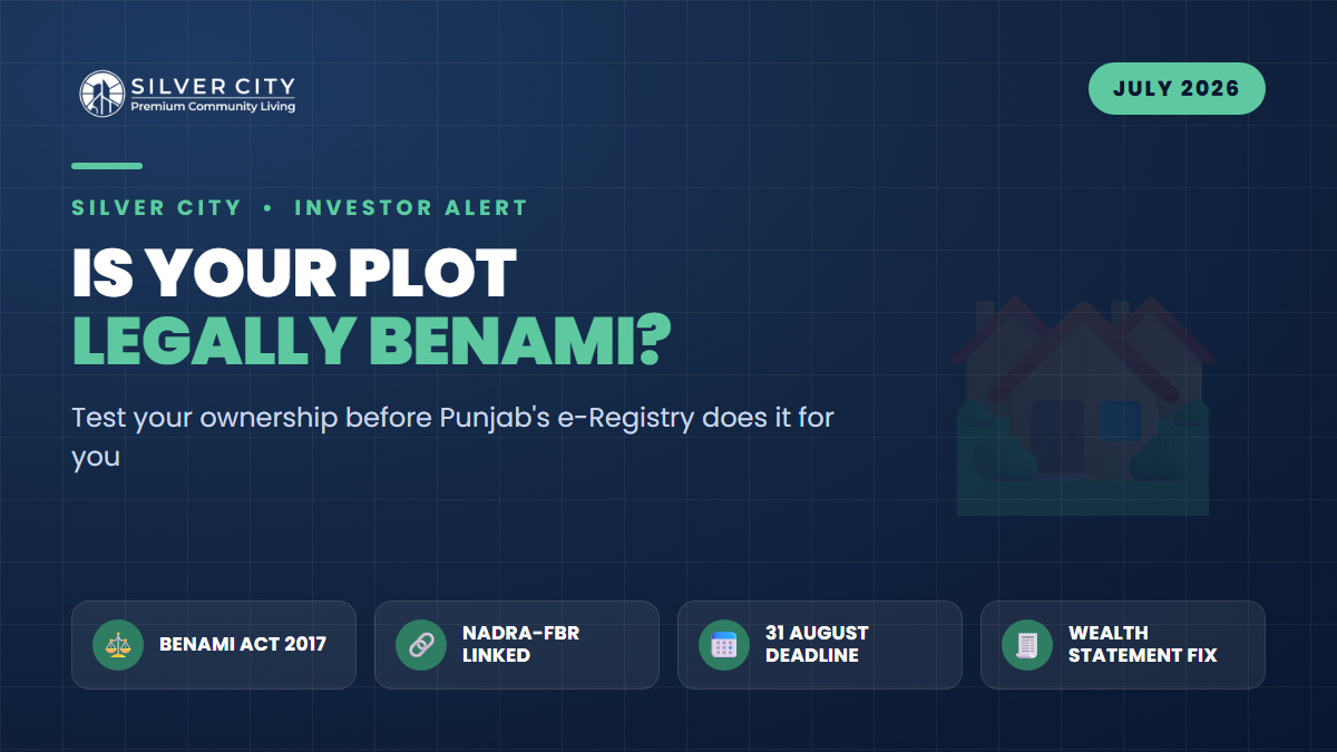 Is Your Plot Benami? The 7-Point Test Every Rawalpindi Investor Must Run Before the Next Transfer