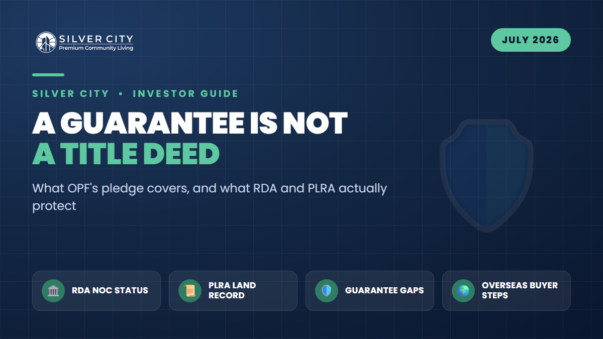 A Guarantee Is Not a Title Deed: What OPF's Delivery Pledge and August's Verification Launch Actually Cover