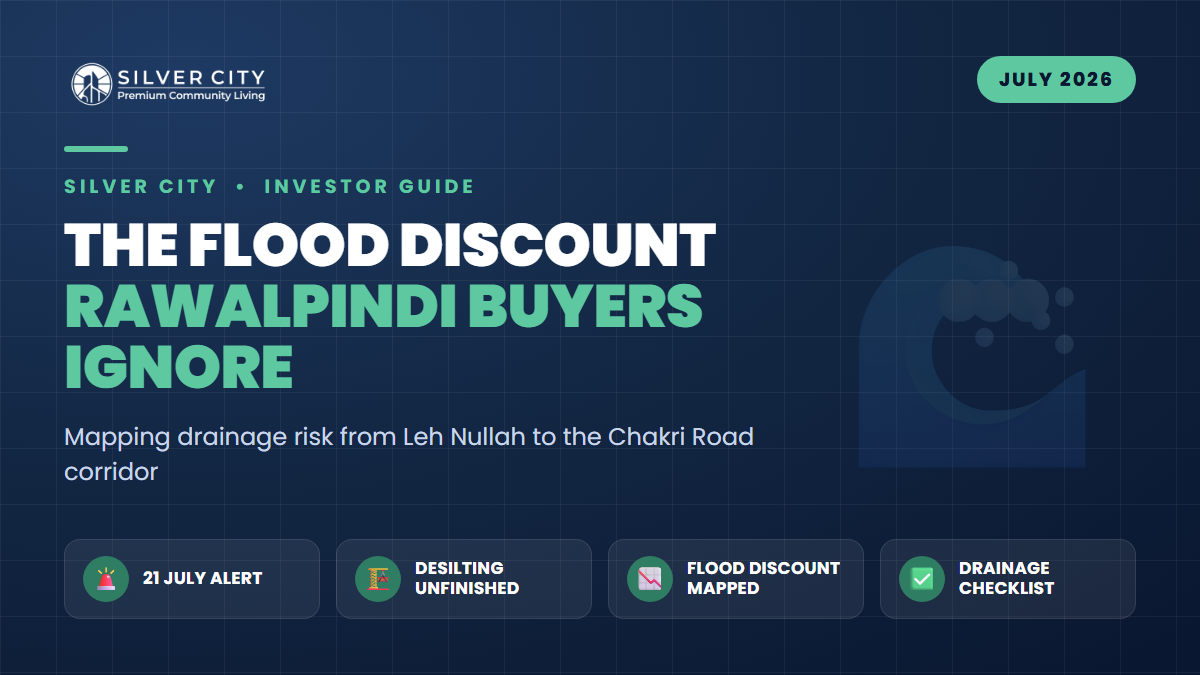 Rawalpindi's Flood Discount Is Now Priced In: Low-Lying Belts vs the Chakri Road Corridor