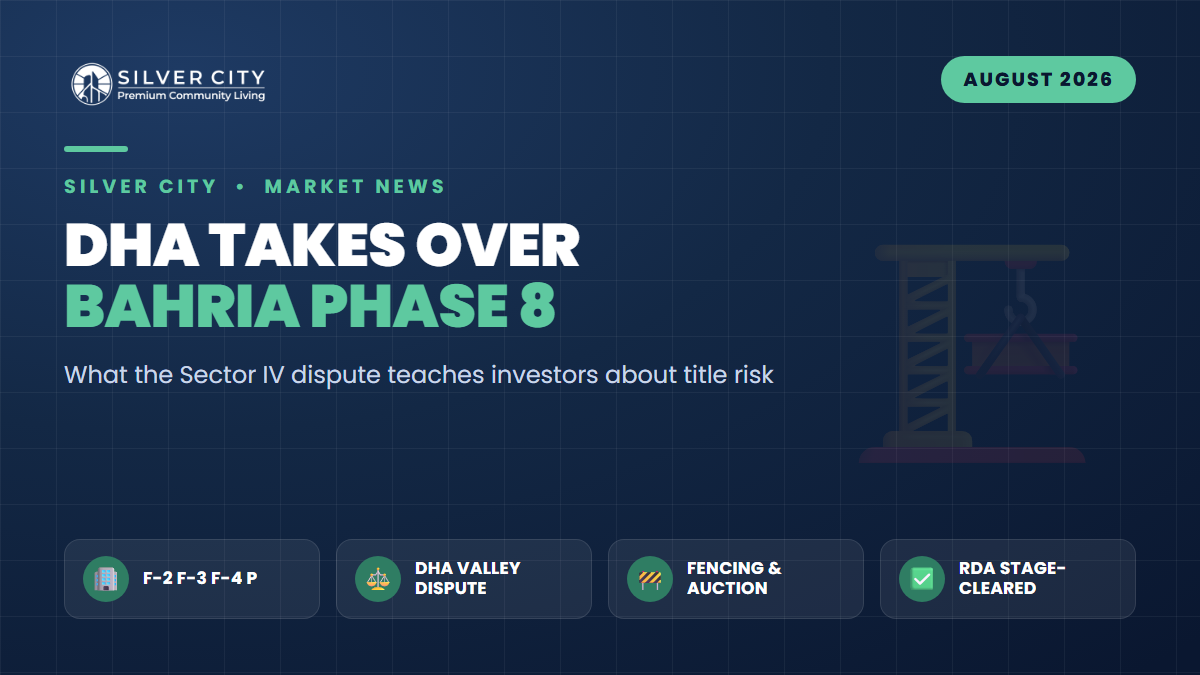 DHA's Takeover of Bahria Town Phase 8: A Title-Risk Lesson for Every Pakistani Investor