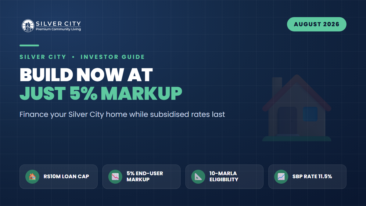 Why a Silver City Plot Holder Should Build Now on Mera Ghar Mera Aashiana's 5% Markup