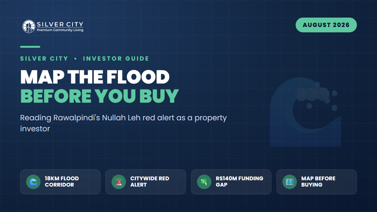 Rawalpindi's Nullah Leh Red Alert: How to Map the Flood Path Before You Buy a Plot