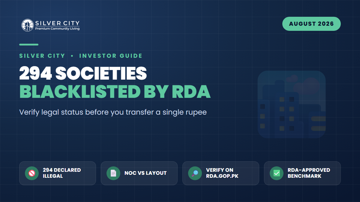 RDA's 294 Blacklisted Societies: How to Confirm a Rawalpindi Scheme Is Legally Sellable Before You Pay