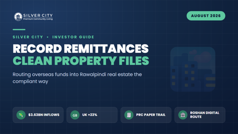 Pakistan's Remittance Boom Hits $3.63bn: What Sustained Overseas Liquidity Means for Rawalpindi Buyers: and How to Keep Your Property File Clean