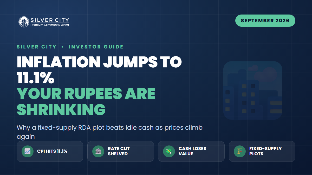 Inflation Just Tripled to 11.1%: Why Idle Cash Is Bleeding and a Fixed-Supply Plot Isn't