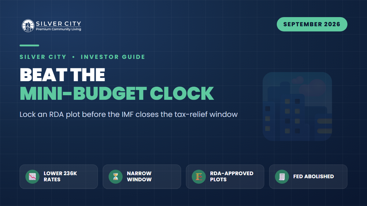 The IMF Clock Is Ticking: Why the Cut-Tax Window Makes Now the Moment to Lock an RDA Plot