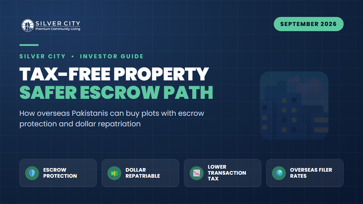 Pakistan's IMF-Linked Tax-Free Property Plan & Escrow Accounts: A Safer, Dollar-Repatriable Path for Overseas Pakistanis