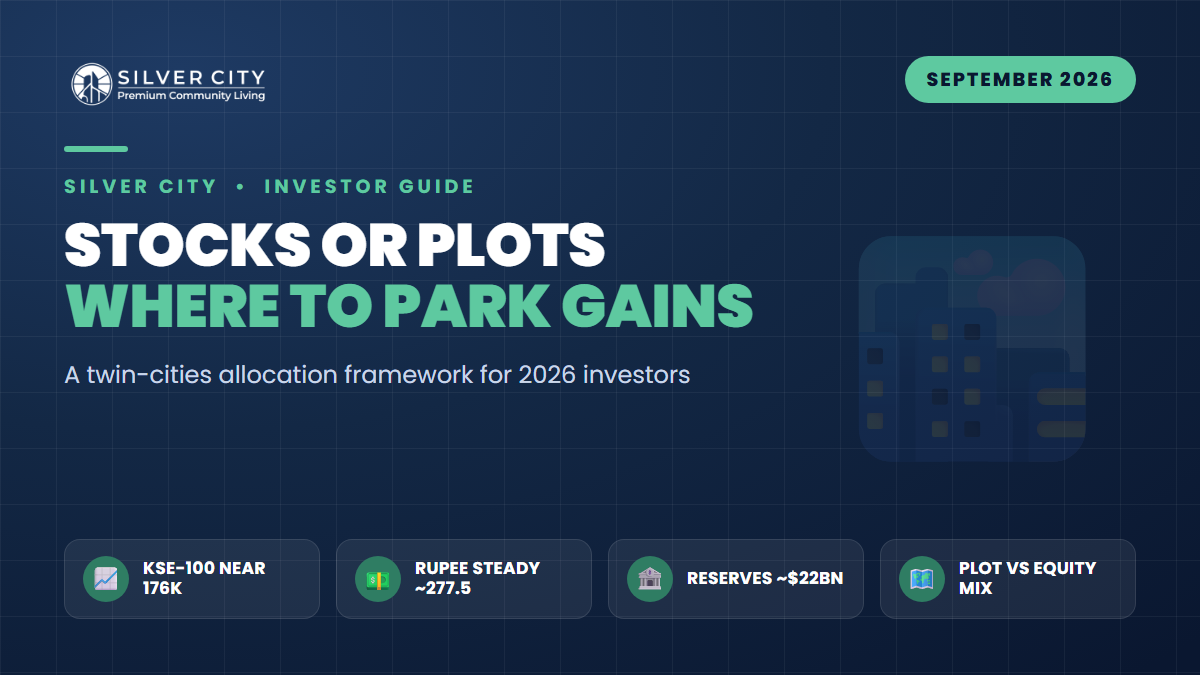 Stocks or Plots? A Twin-Cities Allocation Framework for Parking Your 2026 Gains