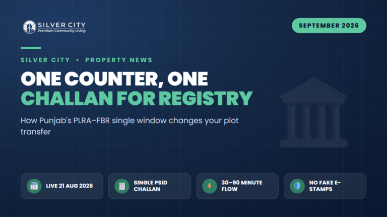 One Counter, One Challan: How Punjab's PLRA-FBR System Changes Your Rawalpindi Plot Transfer