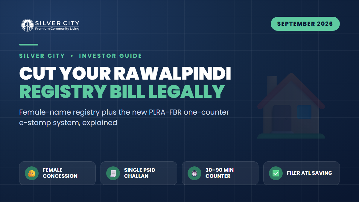 Buy Smart in Rawalpindi: How Registering Your Plot in a Woman's Name Legitimately Cuts Your Registry Bill
