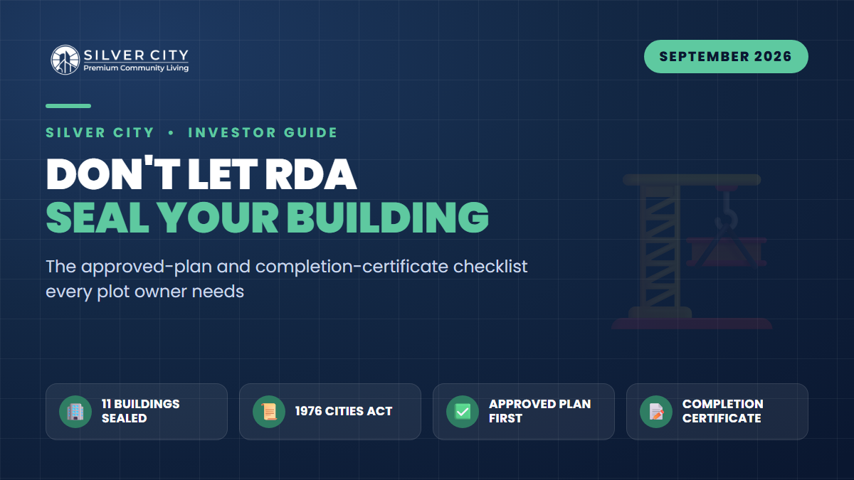 RDA Seals 11 Buildings: The Approved-Plan & Completion-Certificate Checklist That Keeps Your Construction Safe