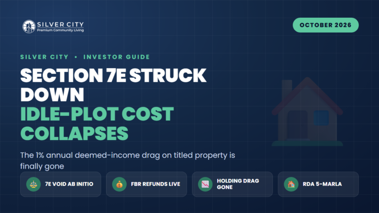 Section 7E Is Dead: Why Your Idle Plot Just Got Cheaper to Hold