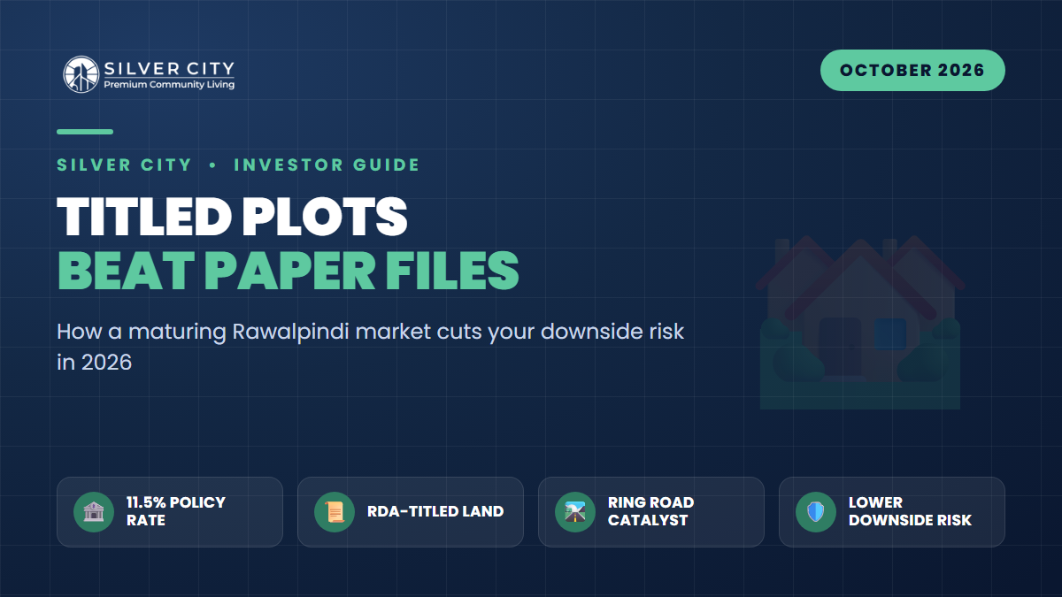 Why a Titled RDA 5-Marla Plot Beats Unapproved Files in Rawalpindi's Mature 2026 Market